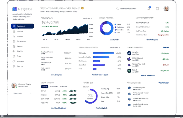 Nexora product interface